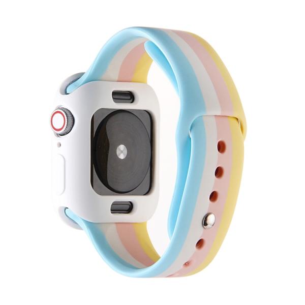 BRAZALETE APPLE WATCH SERIE 7 SILICON 45 MM MULTICOLORES