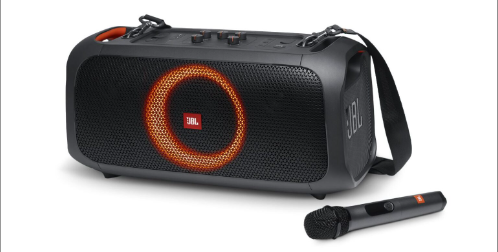 PARLANTE JBL PARTY BOX ON THE GO NEGRO