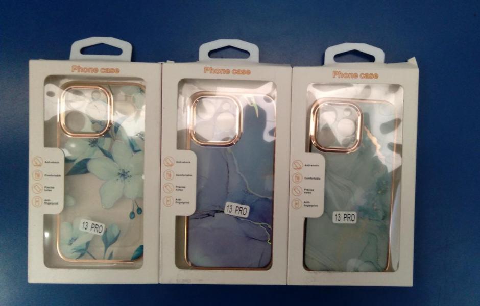 ESTUCHE ACRILICO APPLE IPHONE  13 PRO TRANSPARENTE CON DISE&Ntilde;O