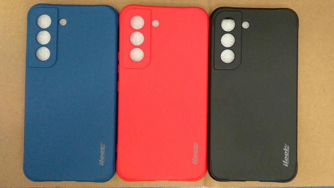 ESTUCHE SILICON SAMSUNG GALAXY S22 ROJO, NEGRO/AZUL