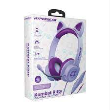 AUDIFONO HYPERGEAR KOMBAT KITTY GAMING HEADSET MORADO