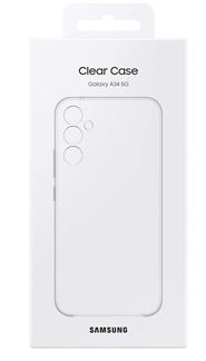 ESTUCHE ORIGINAL SAMSUNG GALAXY A34 SEMITRANSPARENTE