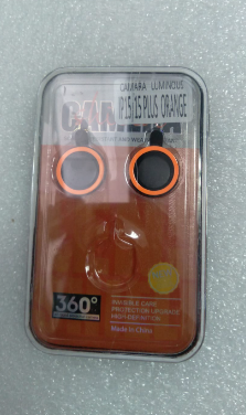 PROTECTOR  VIDRIO CAMARA  IPHONE 15 / 15 PLUS LUMINOUS FOSFORESCENTES