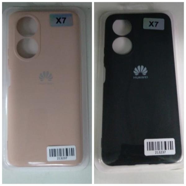 ESTUCHE LISO HONOR X7 NEGRO/CREMA/VIOLETA/ROSADO