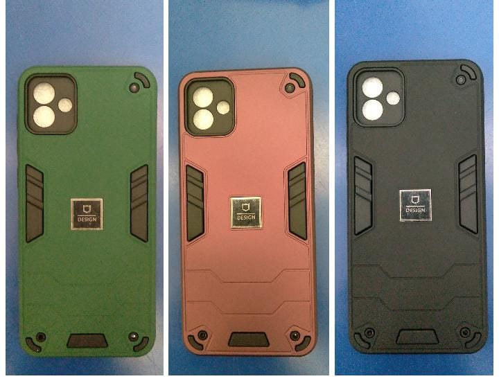 ESTUCHE DOBLE SAMSUNG GALAXY  A04 VERDE/VINO/NEGRO
