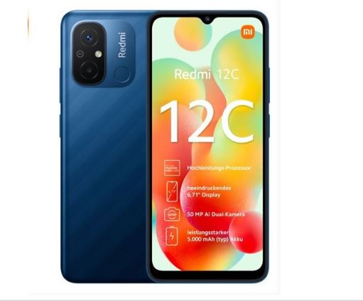 CELULAR XIAOMI REDMI 12C 128GB/4GB AZUL