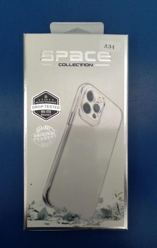 ESTUCHE LISO SAMSUNG GALAXY A34 TRANSPARENTE