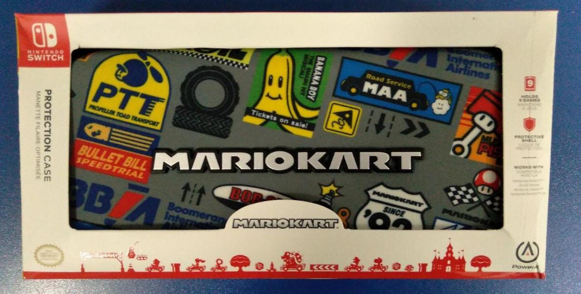 ESTUCHE NINTENDO SWITCH MARIO KART GRIS
