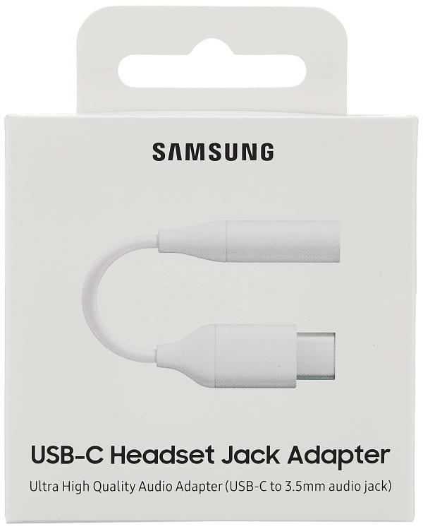 ADAPTADOR SAMSUNG TIPO C A 3.5 BLANCO