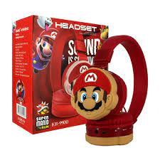 AUDIFONO DIADEMA INALAMBRICO KR-9900 SUPER MARIO
