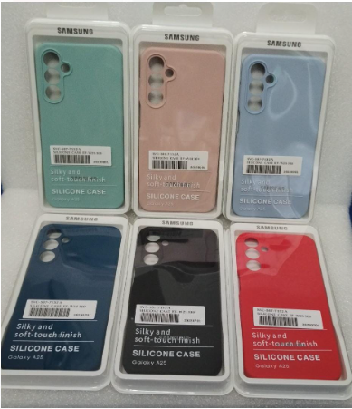 ESTUCHE SILICON SAMSUNG GALAXY A25 META/ CELESTE/CREMA/NEGRO/ROJO/AZUL