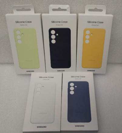 ESTUCHE SILICON SAMSUNG GALAXY S24 ORIGINAL VIOLETA/ BLANCO/PURPURA/VERDE/AMARILLO