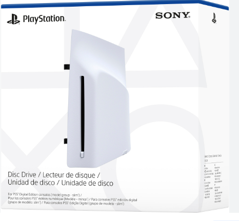 UNIDAD DE DISCO PLAY 5 SLIM DIGITAL BLANCO