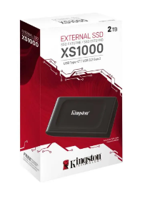 DISCO EXTERNO SSD XS1000 KINGSTON 2TB NEGRO