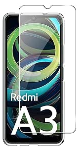 PROTECTOR TEMPERADO REDMI A3 TRANSPARENTE
